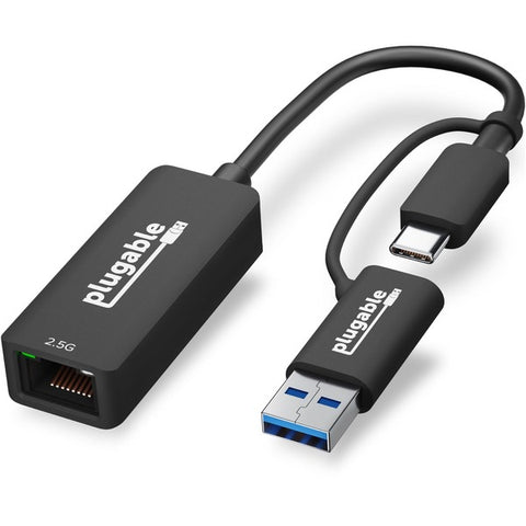 Plugable Technologies 2.5G USB-C And USB To Ethernet Adapter
