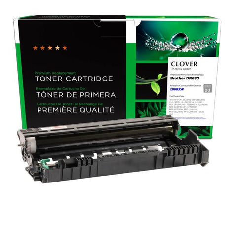 Clover Technologies Group, LLC Remanufactured Drum Unit (Alternative for Brother DR630) (12000 Yield)